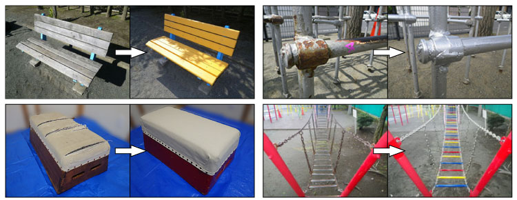 遊具の修繕・新設・撤去・改良